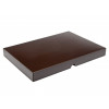 Fold-Up 48 Chocolate Box Lid Only 312mm x 217mm x 32mm in Chocolate Brown