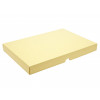 Fold-Up 48 Chocolate Box Lid Only 312mm x 217mm x 32mm in Buttermilk Yellow