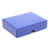 Fold-Up 6 Chocolate Box Lid Only 112mm x 82mm x 32mm in Blue