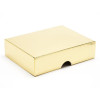 Fold-Up 6 Chocolate Box Lid Only 112mm x 82mm x 32mm in Bright Gold
