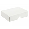 Fold-Up 6 Chocolate Box Lid Only 112mm x 82mm x 32mm in  White