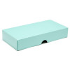 Fold-Up 8 Chocolate Box Lid Only 159mm x 78mm x 32mm in Aqua