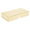 Fold-Up 8 Chocolate Box Lid Only 159mm x 78mm x 32mm in Bright Gold