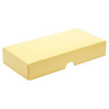 Fold-Up 8 Chocolate Box Lid Only 159mm x 78mm x 32mm in Buttermilk Yellow
