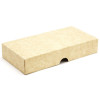 Fold-Up 8 Chocolate Box Lid Only 159mm x 78mm x 32mm in Natural Kraft