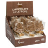 Hames - Milk Chocolate Christmas Tree Lollipop Covered with Milk Chocolate Flake Decoration x Outer of 27