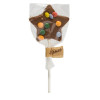 Hames - Milk Chocolate Star Lollipop Decorated with Mini Candy Beans x Outer of 27