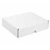 9 Choc Mail Out Box for Square Wibalin Box 133mm x 125mm x 35mm (Flat Packed) White