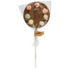 Hames - Luxury Spotty Lollies Milk Chocolate Lollipops Decorated with Jelly Tots x Outer of 27