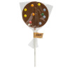 Hames - Luxury Spotty Lollies Milk Chocolate Lollipops Decorated with Mini Candy Beans x Outer of 27