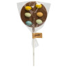 Hames - Luxury Spotty Lollies Milk Chocolate Lollipops Decorated with Speckled Eggs x Outer of 27