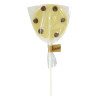 Hames - Luxury Spotty Lollies White Chocolate Lollipops Decorated with Milk Buttons x Outer of 27