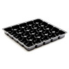 Black 25 Cav Truffle Insert Tray 250micron APET  5 rows of 5 config for Square Wibalin Box 198mm x 183mm x 32mm