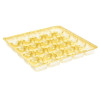 Gold 25 Cav Truffle Insert Tray 250micron APET  5 rows of 5 config for Square Wibalin Box 198mm x 183mm x 32mm