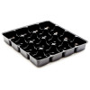 Black 16 Cav Square Insert Tray (4 rows of 4 config) for Square Wibalin Box 159mm x 148mm x 32mm