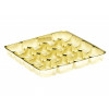 Gold 16 Cav Square Insert Tray (4 rows of 4 config) for Square Wibalin Box 159mm x 148mm x 32mm