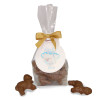 Hames - Solid Milk Chocolate Sheep Shapes, Finished with a ‘Love Ewe’ Swing Tag and Gold Twist Tie Bow 150g x Outer of 6