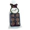 Luxury 6 Truffle Bag - Milk Chocolate with Hazelnut Flavour Truffle with Brown Twist Tie Bow & Swing Tag  x Outer of 20