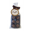 Luxury 6 Truffle Bag - Milk Chocolate with a Butterscotch Flavour Truffle with Brown Twist Tie Bow & Swing Tag x Outer of 20