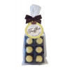Luxury 6 Truffle Bag - White Chocolate with Sicilian Lemon Flavour Truffle with Brown Twist Tie Bow & Swing Tag x Outer of 20