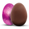 Promotional - 200g Milk Chocolate Easter Egg Wrapped in Pink Foil