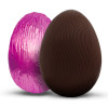 Promotional - 150g Dark Chocolate Easter Egg Wrapped in Pink Foil