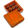 Hames Bronze Range - 9  Blood Orange Flavoured Milk Truffles Presented in a Stunning Orange Box with a Foil Print x Outer of 10