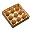 Hames Bronze Range - 9  Cocoa Dusted Milk Truffles Presented in a Stunning Gold Box with a Foil Print x Outer of 10