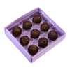 Hames Bronze Range - 9  Dark Chocolate and Berry Flavoured Truffles Presented in a Stunning Lilac Box with a Foil Print x Outer of 10