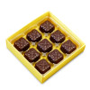 Hames Bronze Range - 9 Dark Honeycomb Chocolate Parcels Presented in a Stunning Yellow Box with a Foil Print x Outer of 10
