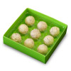Hames Bronze Range - 9  White Chocolate Truffles with Gin & Tonic Flavour and a Touch of Juniper Presented in a Stunning Green Box with a Foil Print x Outer of 10