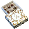 Hames Bronze Range - 9  Irish Cream Flavour Truffles Presented in a Stunning White Box with a Foil Print x Outer of 10