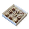 Hames Bronze Range - 9  Irish Cream Flavour Truffles Presented in a Stunning White Box with a Foil Print x Outer of 10