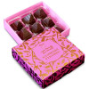 Hames Bronze Range - 9  Dark Chocolate Raspberry Pyramid Creams Presented in a Stunning Pink Box with a Foil Print x Outer of 10