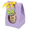 Hames Boxed Easter Egg - White Chocolate Egg Decorated with a Milk Chocolate Swirl Finished with a Happy Easter Swing Tag & Twist Tie Bow 100g x Outer of 6