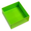 Elegant Large - Easter Green Egg Carton with a Built in 9 Truffle Box, Gold Cav Tray & PVC Lid 190mm x 125mm x 115mm