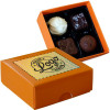 Promotional 4 Chocolate Box Assortment Finished With A Full Colour Digital Print