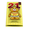 Sentiment - Personal 80g Milk Chocolate Bar - Happy 21st Birthday x Outer of 12