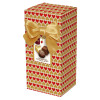 Chocolate & Truffles Assortment Ballotin Presented in a Heart Printed Box & Finished with a Gold Twist Tie Bow and Swing Tag 150g  x Outer of 9