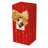 Chocolate & Truffles Assortment Ballotin Presented in a Red And Gold Printed Box & Finished with a Gold Twist Tie Bow and Swing Tag 150g  x Outer of 9