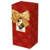 Chocolate & Truffles Assortment Ballotin Presented in a Red Swirl Printed Box & Finished with a Gold Twist Tie Bow and Swing Tag 150g  x Outer of 9