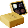 Promotional - 4 Chocolate Box Assortment Finished With A Single Colour Foil Print