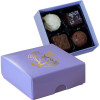 Promotional - 4 Chocolate Box Assortment Finished With A Single Colour Foil Print