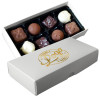 Promotional - 8 Chocolate Box Assortment Finished With A Single Colour Foil Print