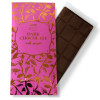 Hames Bronze Range - Vegan Friendly Dark Chocolate with Berries 80g Bar Finished with a Pink Sleeve and a Bronze Foil Print x Outer of 12