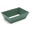 Small Green Elegant Texture-Embossed Matt Finish Card Hamper Tray 70mm (D) - 200 x 128mm at Top Tapering to 154 x 94mm at the Bottom