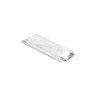 XX-Large Clear Hard Bottom Film Bag with a Silver Card Base 210mm x 385mm