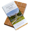 Heritage Souvenir Gift - Milk Chocolate 80g Bar Wrapped in Gold Foil Finished in a White Wrapper with a Photograph & Text of your Choice (Landscape)