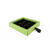 Elegant Premium Quality 9 Choc Drawer Buffer Box in Green Pearl Shimmer 130mm x 29mm x 139mm
