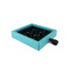 Elegant Premium Quality 9 Choc Drawer Buffer Box in Turquoise Pearl Shimmer 130mm x 29mm x 139mm